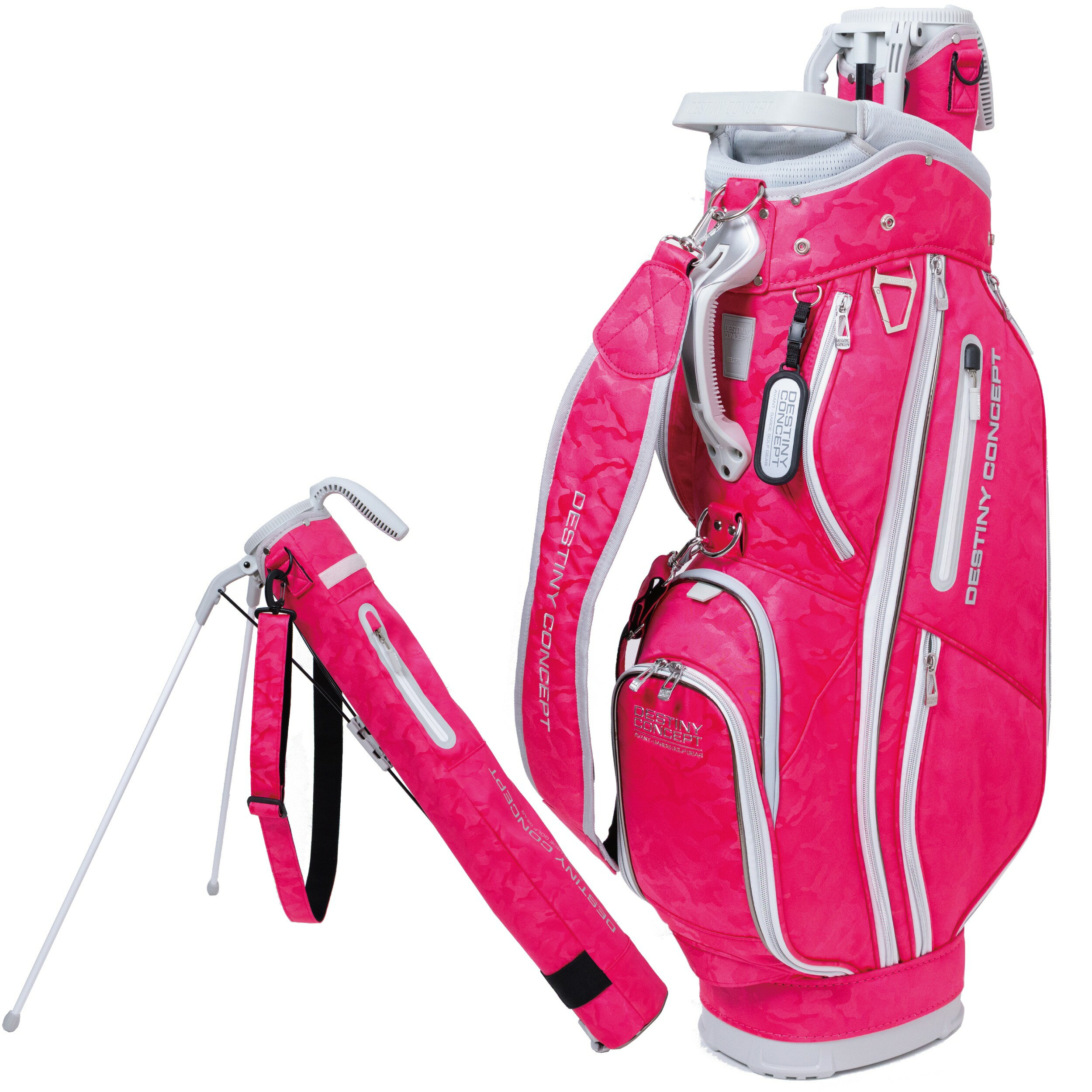 楽天市場】キャディバッグ（カラーピンク）（バッグ・ケース｜ゴルフ