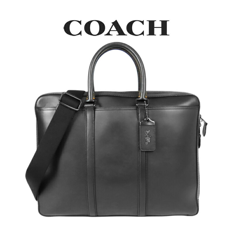 だいすけさん専用】COACH ブラックレザー ビジネスバッグ A4対応 美品