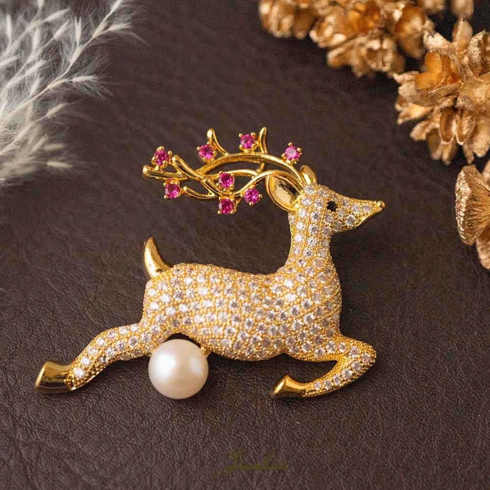楽天市場】トナカイ ブローチの通販