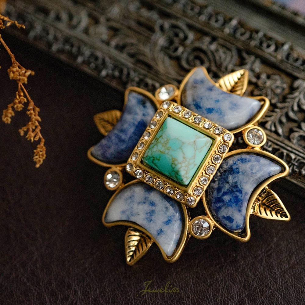 楽天市場】トルコ石 ターコイズ（ブローチ｜レディースジュエリー