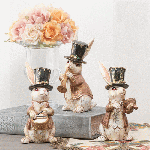 楽天市場】ウサギ 音楽 置物の通販