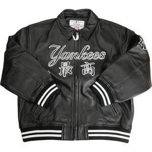 楽天市場】supreme yankees leather varsity jacketの通販
