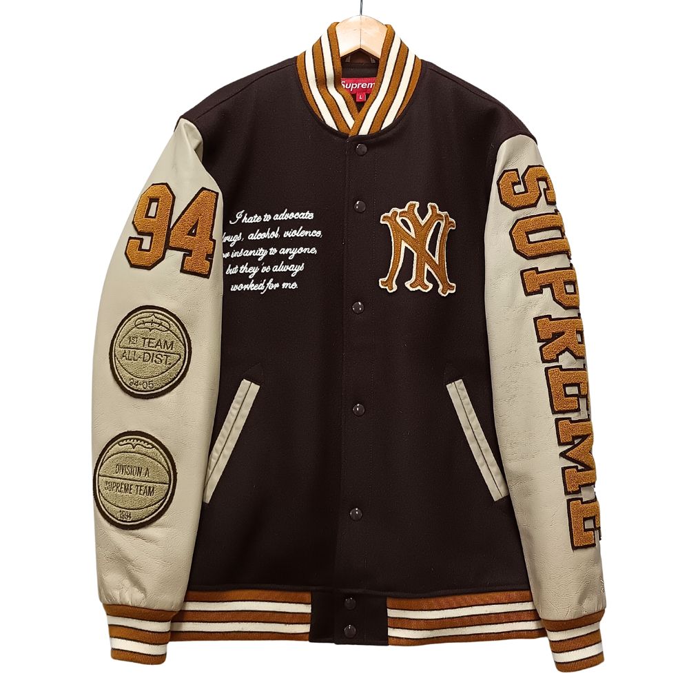 楽天市場】supreme varsity jacketの通販
