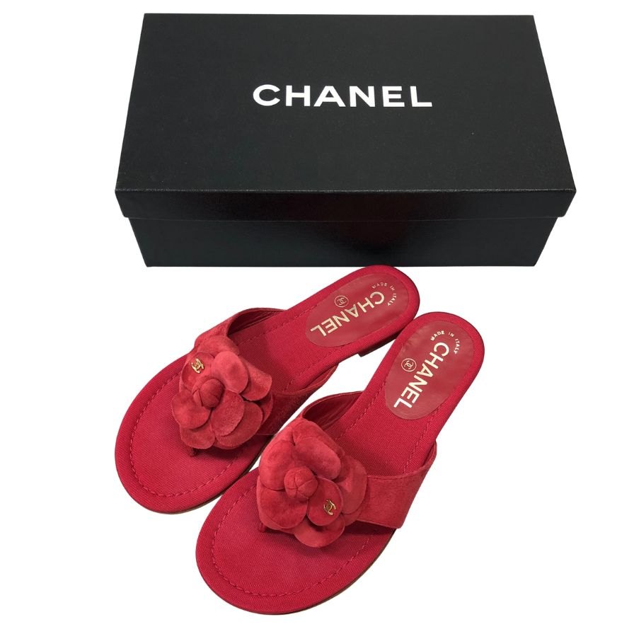 楽天市場】シャネル カメリア サンダルの通販