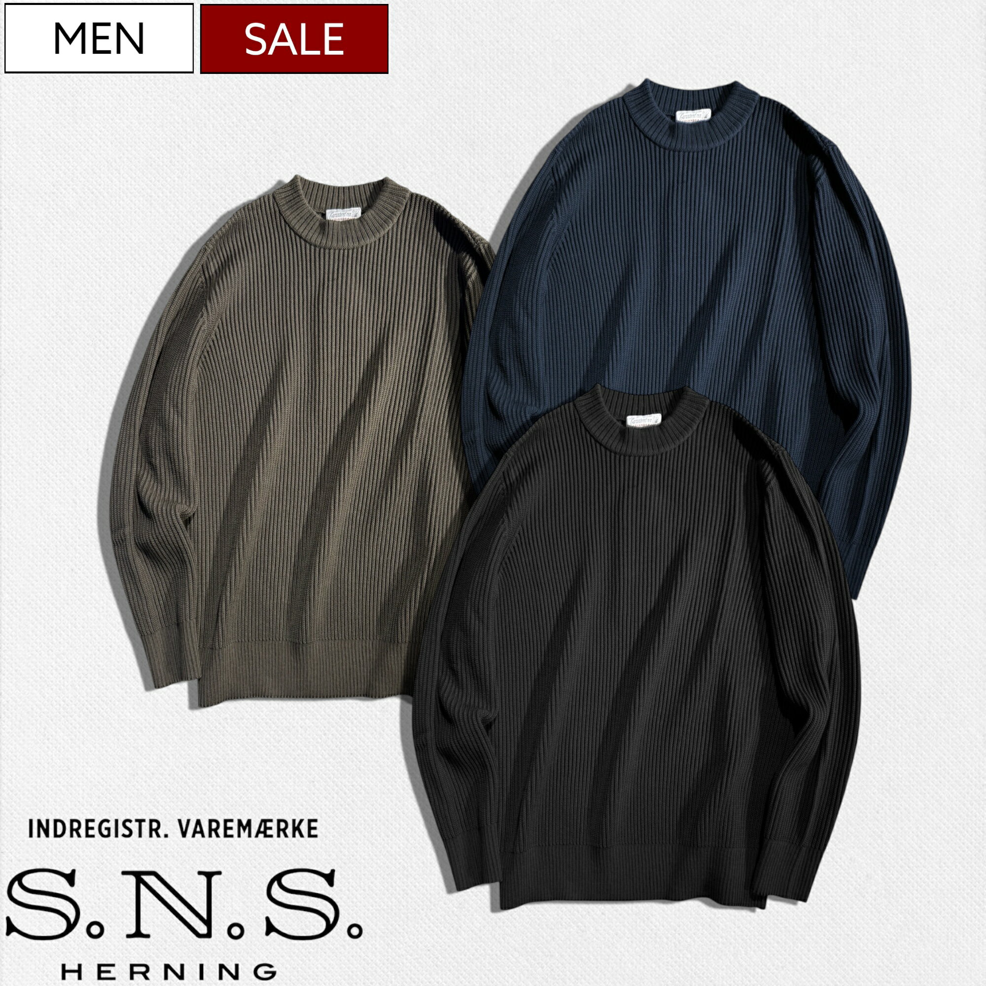 楽天市場】sns herning（ニット・セーター｜トップス）：メンズ