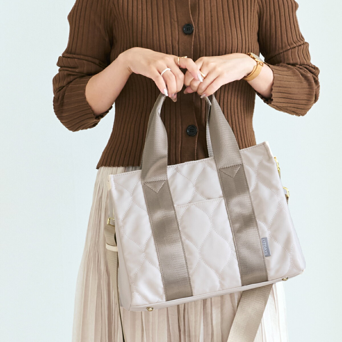 楽天市場】キルティング（カラーホワイト）（トートバッグ｜レディース