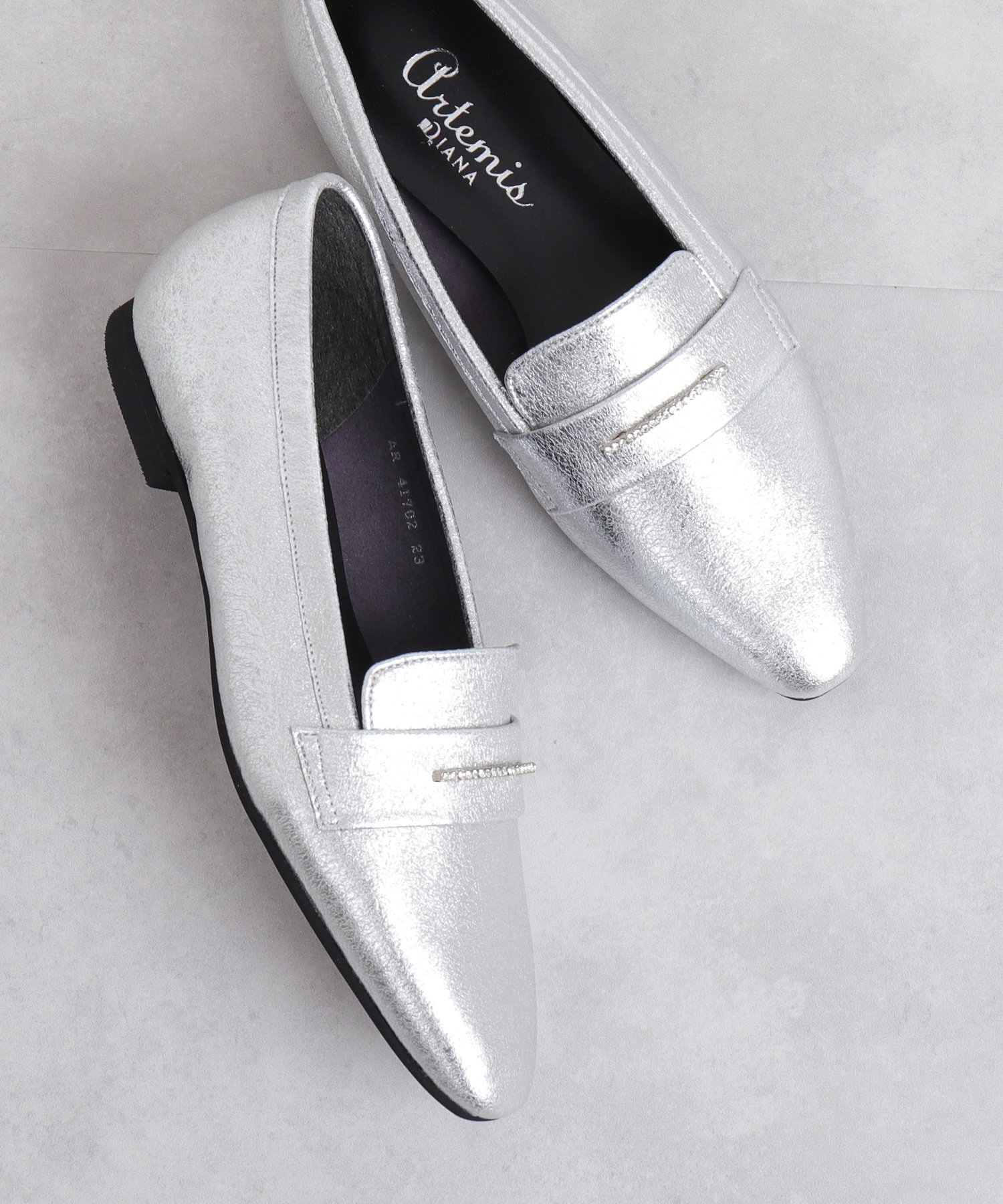 楽天市場】ダイアナ 靴 シルバーの通販