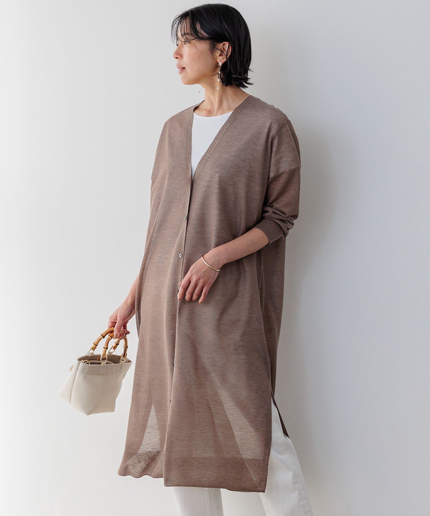 楽天市場】カーディガン ロング（ブランド23区）の通販