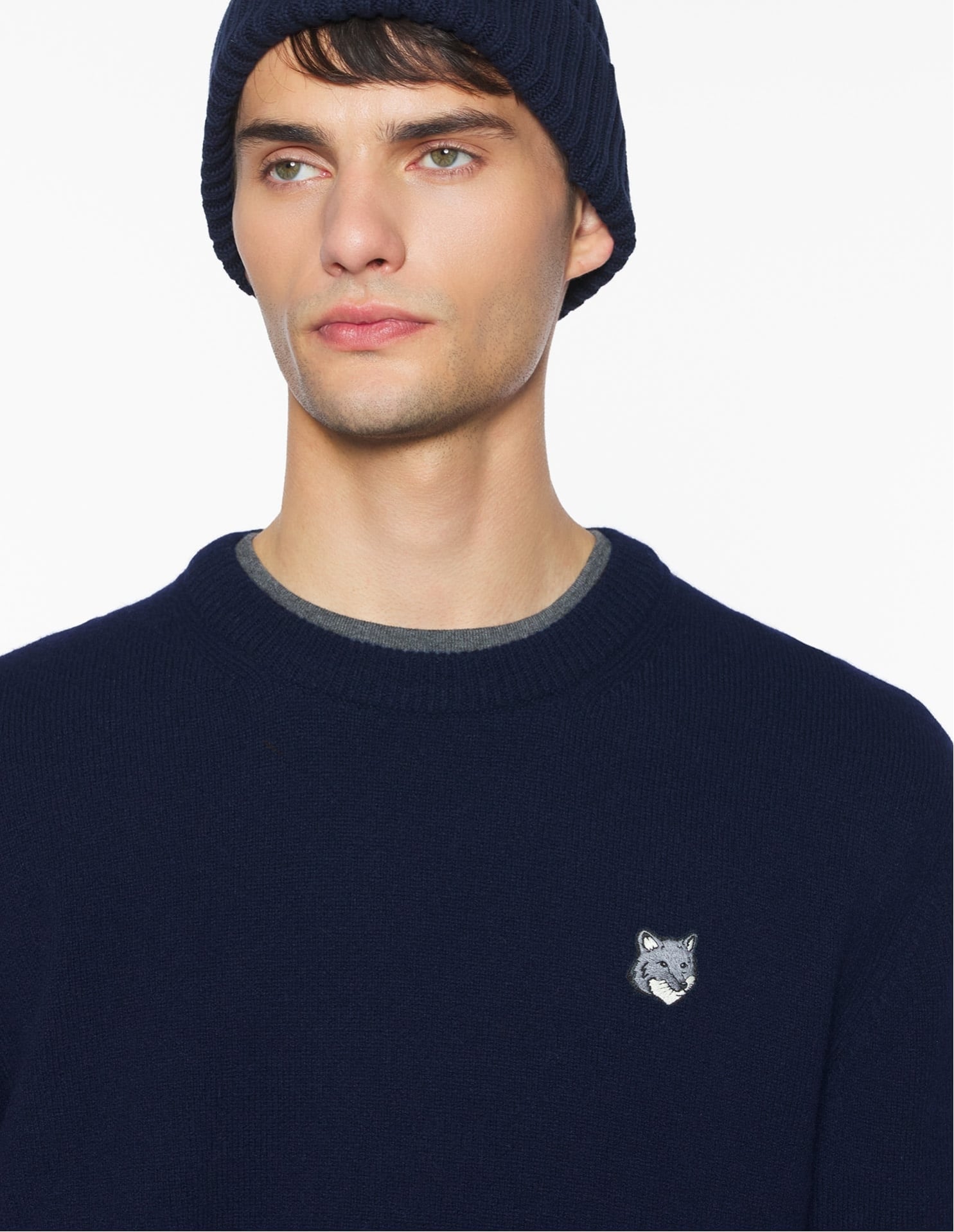 楽天市場】kitsune（カラーネイビー）（ニット・セーター｜トップス