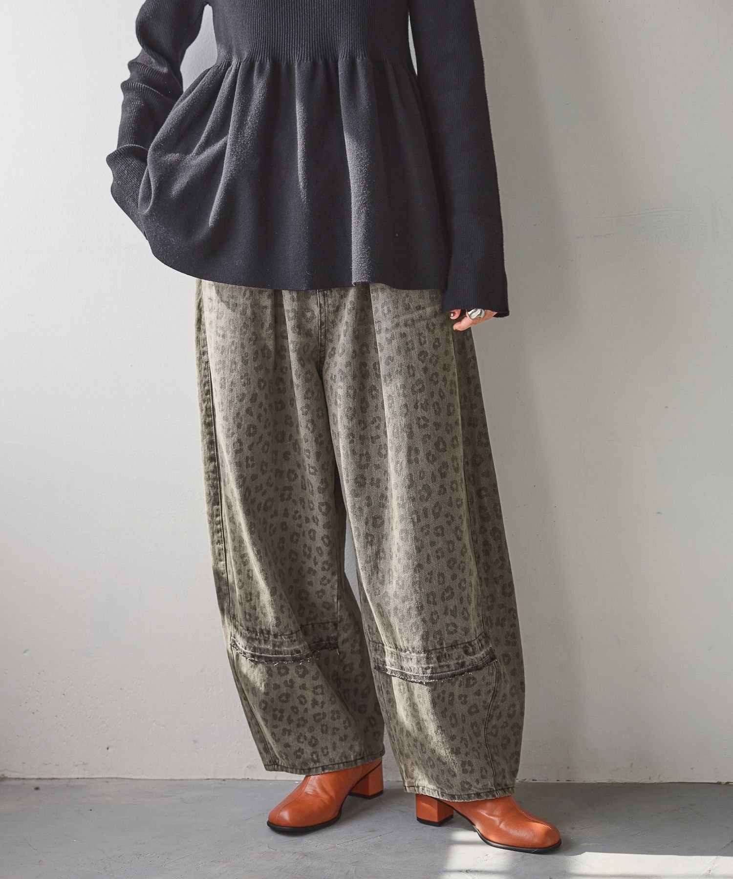 KAPITAL キャピタル ベロア生地 ガウチョパンツ ワイドパンツ 変形 S