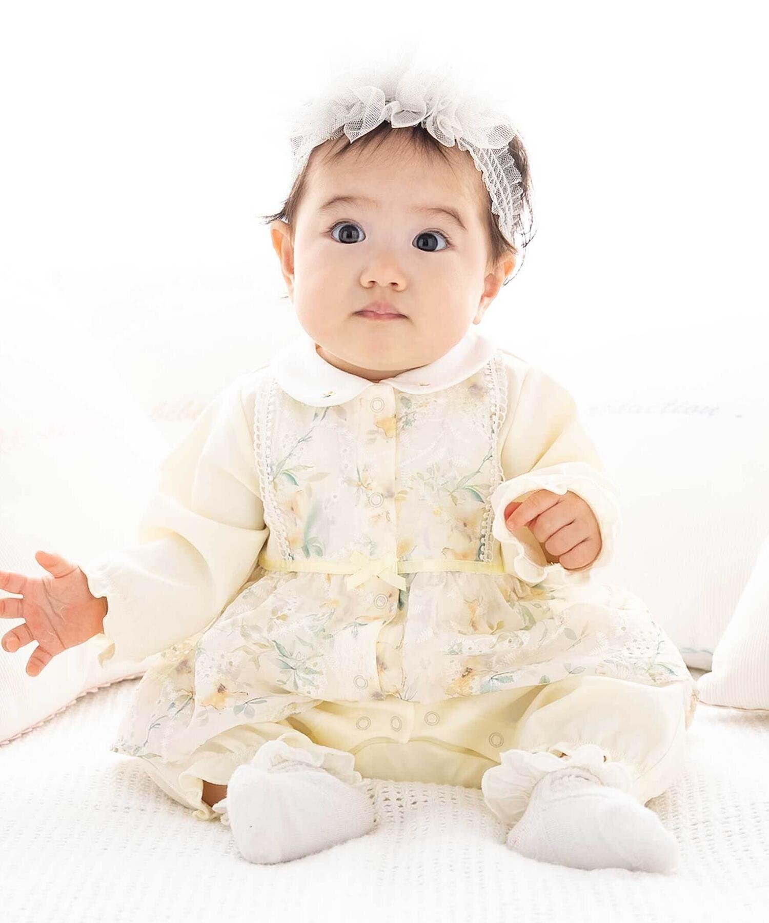 楽天市場】80cm 女の子（ブランドベベ）（カバーオール・ロンパース