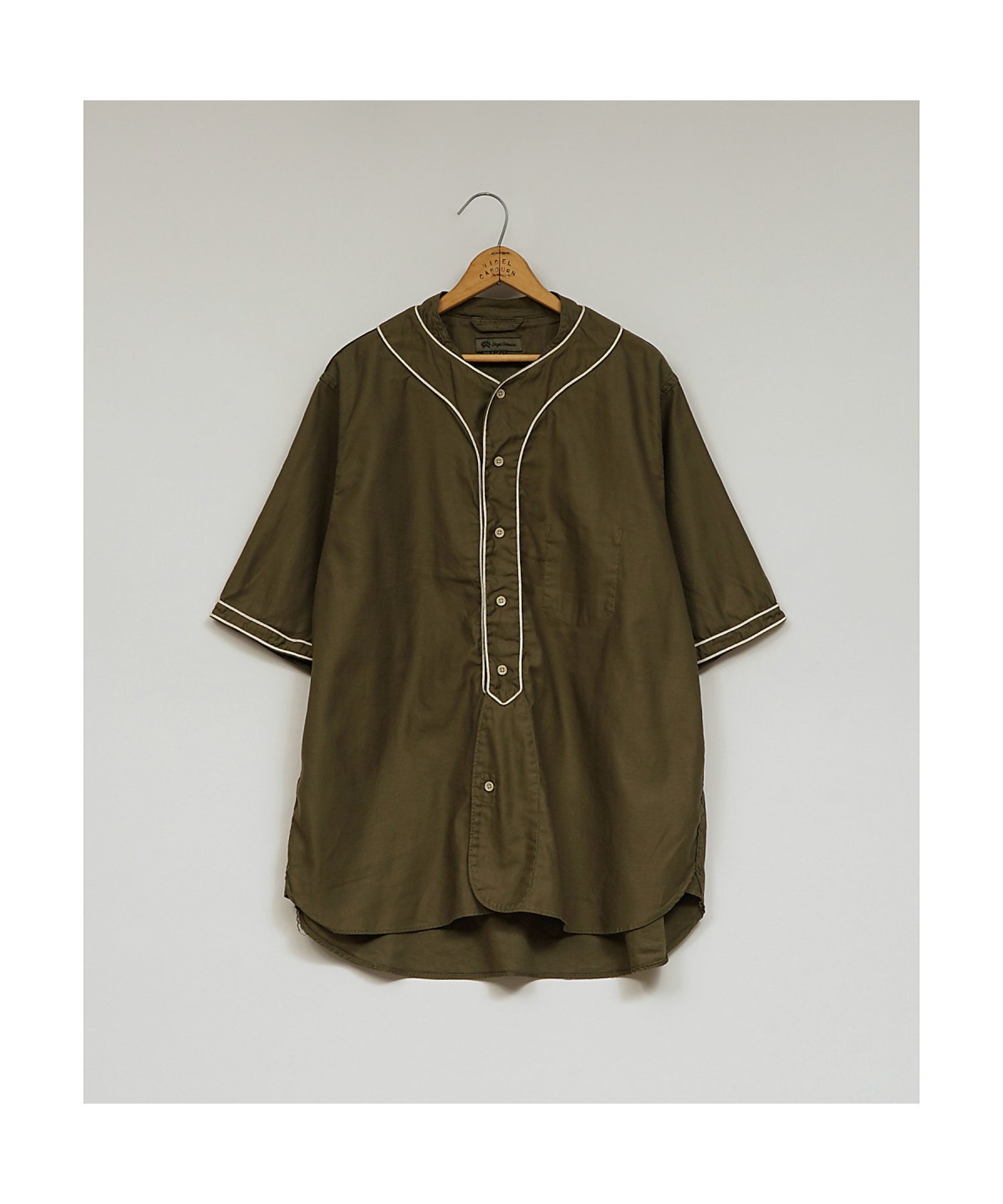 楽天市場】ベースボールシャツ（カラーグリーン）（カジュアルシャツ