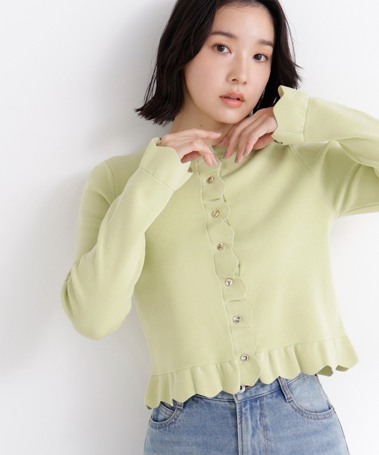 楽天市場】フリル（カーディガン・ボレロ｜トップス）：レディース