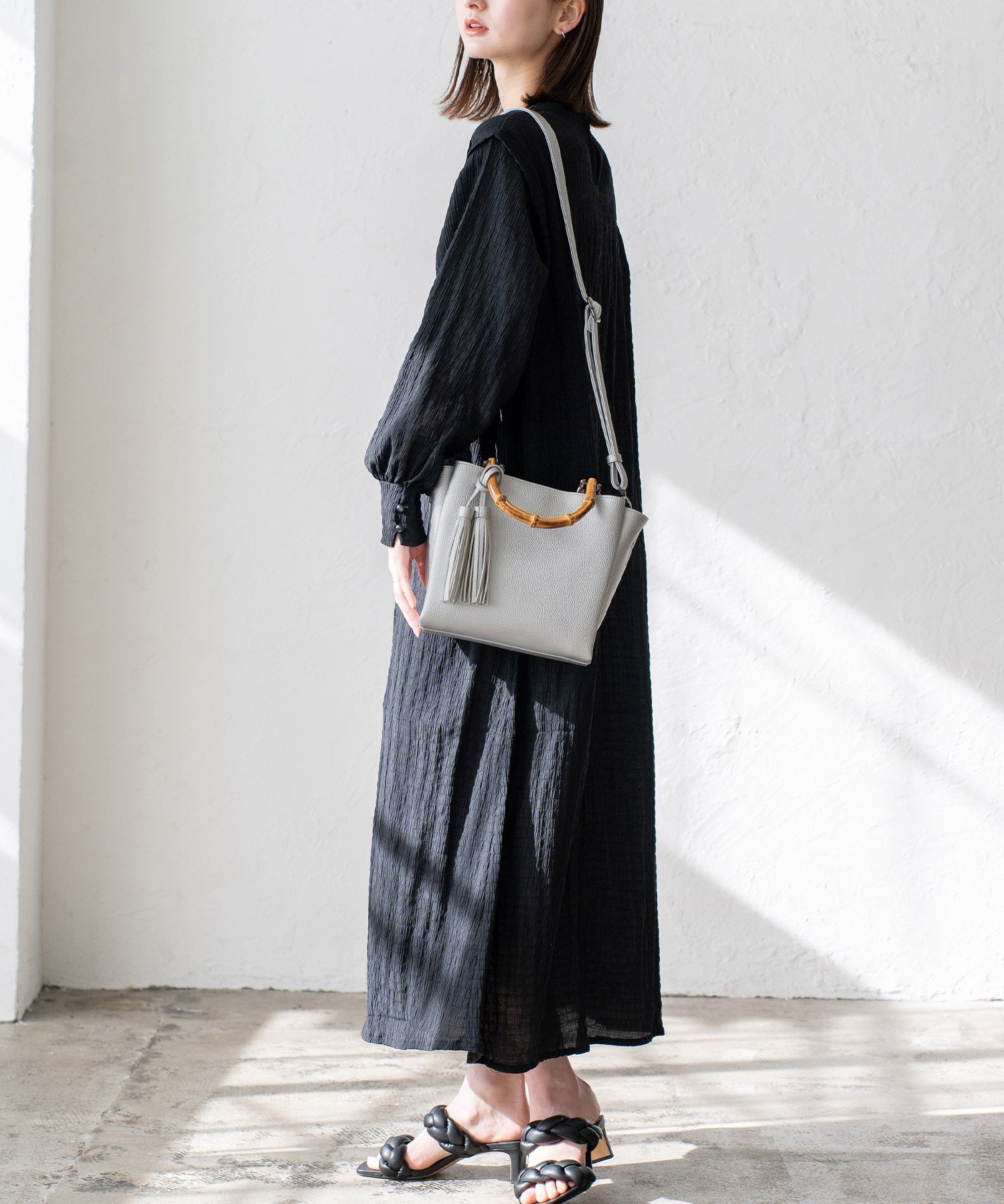 楽天市場】バンブー バッグ（カラーシルバー）（バッグ・小物