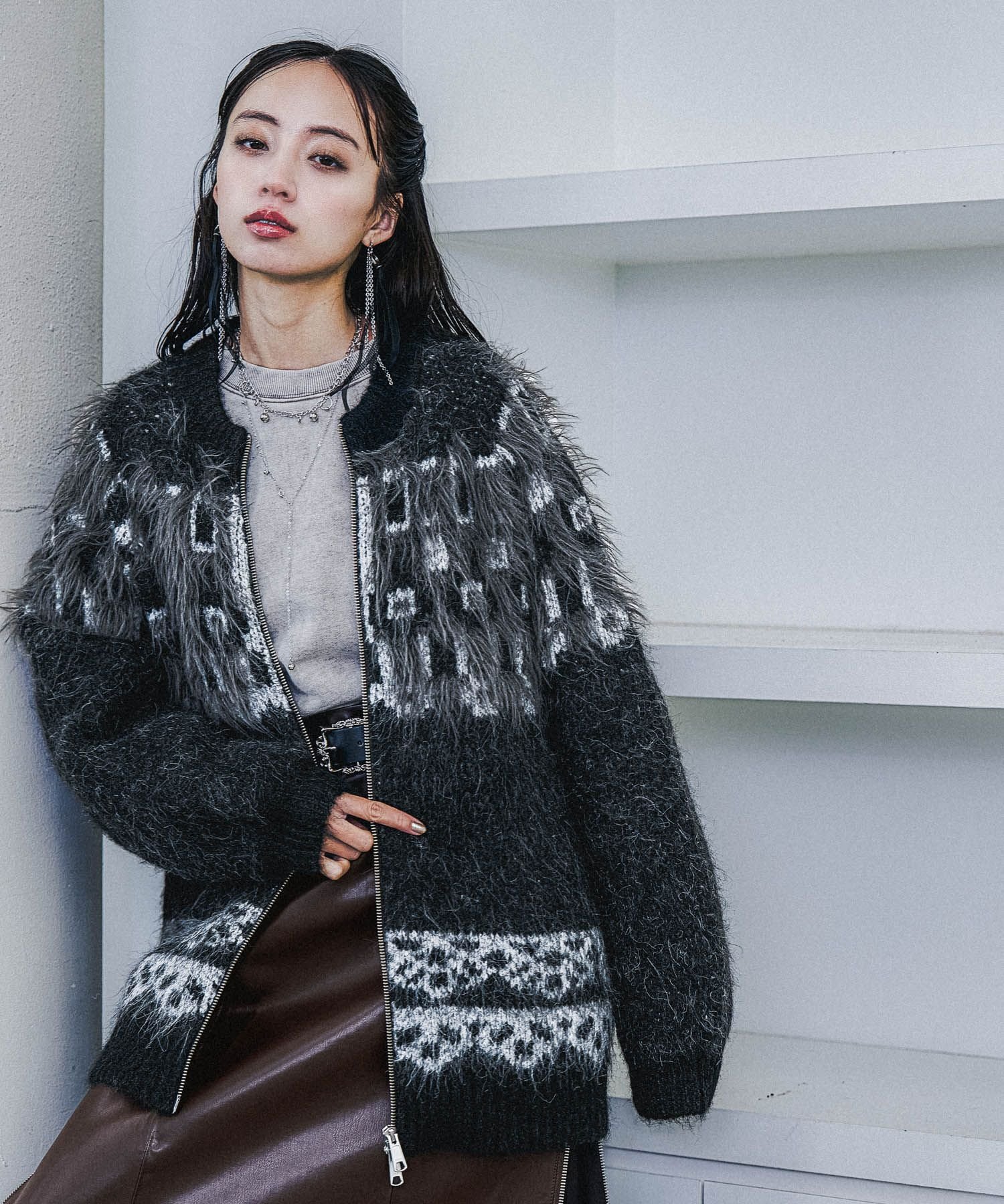 楽天市場】カウチン カーディガン（トップス｜レディースファッション