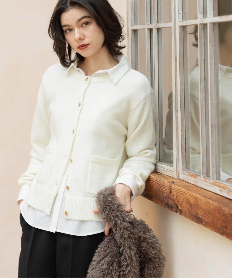 楽天市場】カーディガン 金ボタン（トップス｜レディースファッション