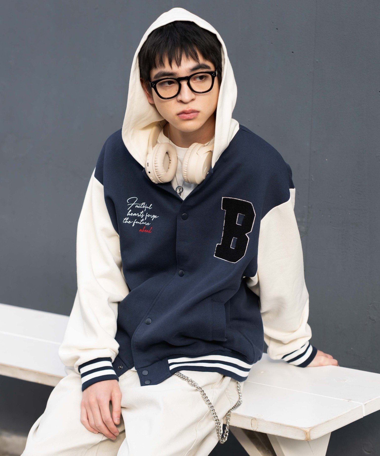 楽天市場】スタジャン メンズ（素材（生地・毛糸）綿・コットン・柄