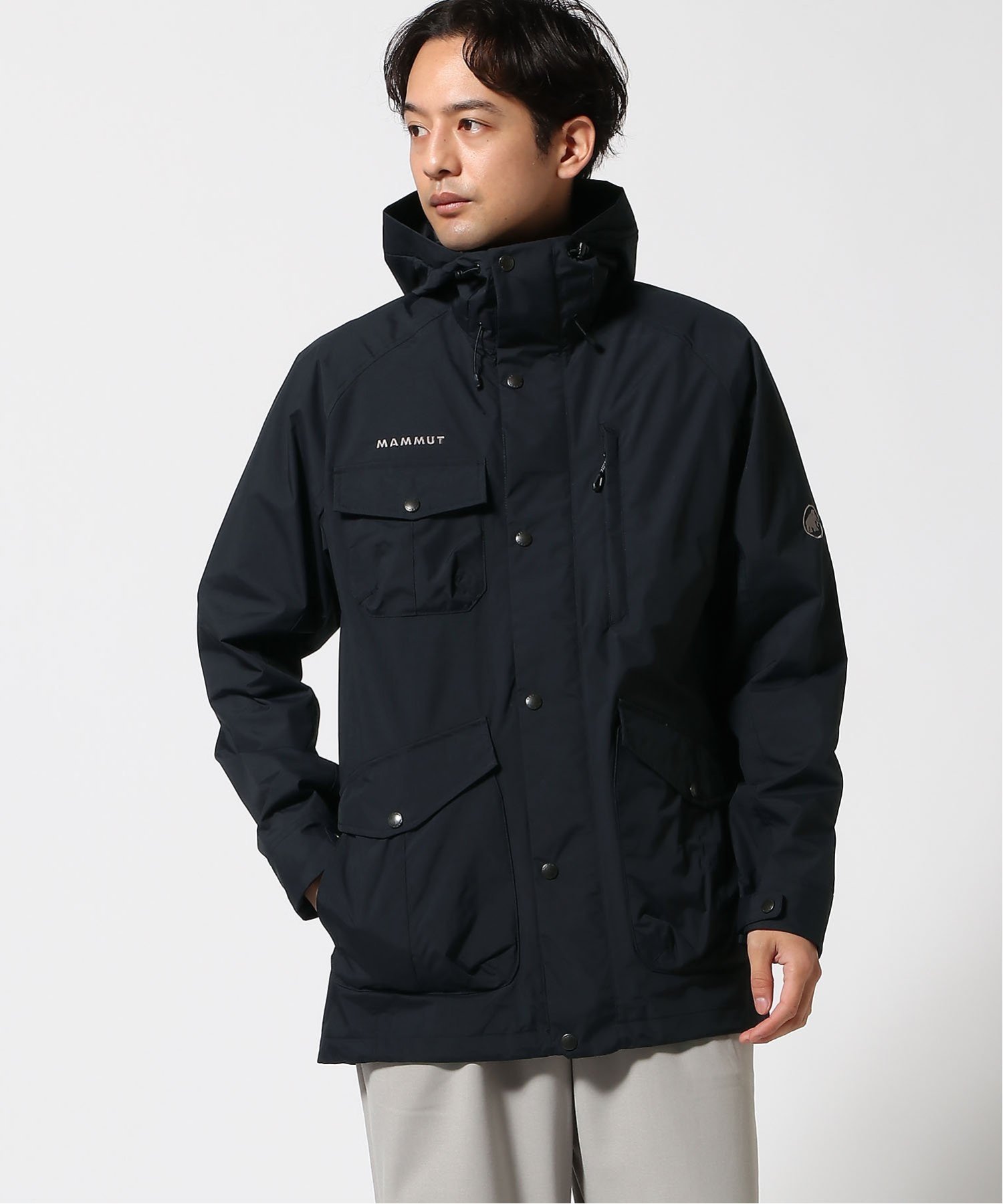 楽天市場】ナイロン パーカー（ブランドマムート）（メンズ