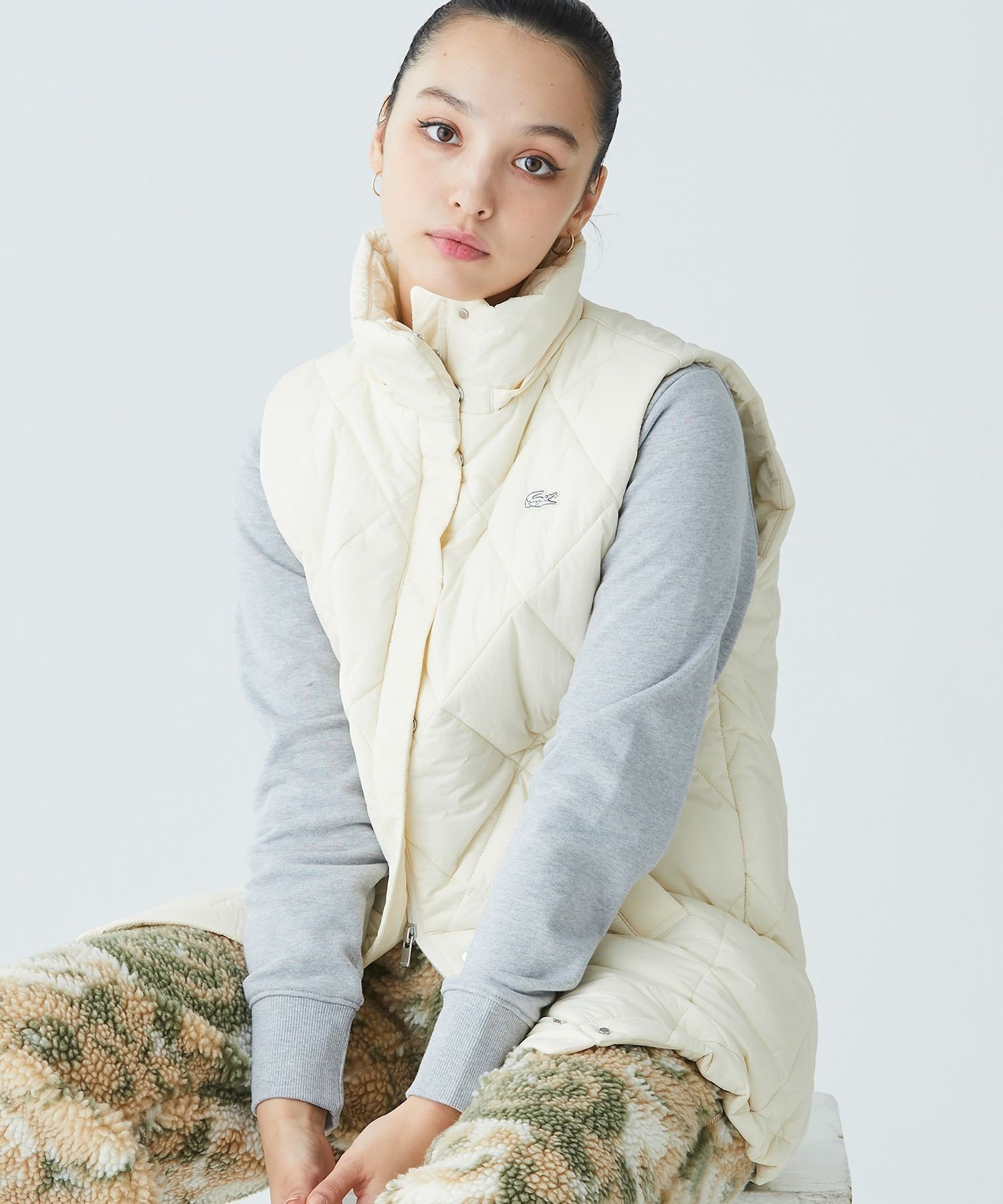 楽天市場】ラコステ ダウンベストの通販