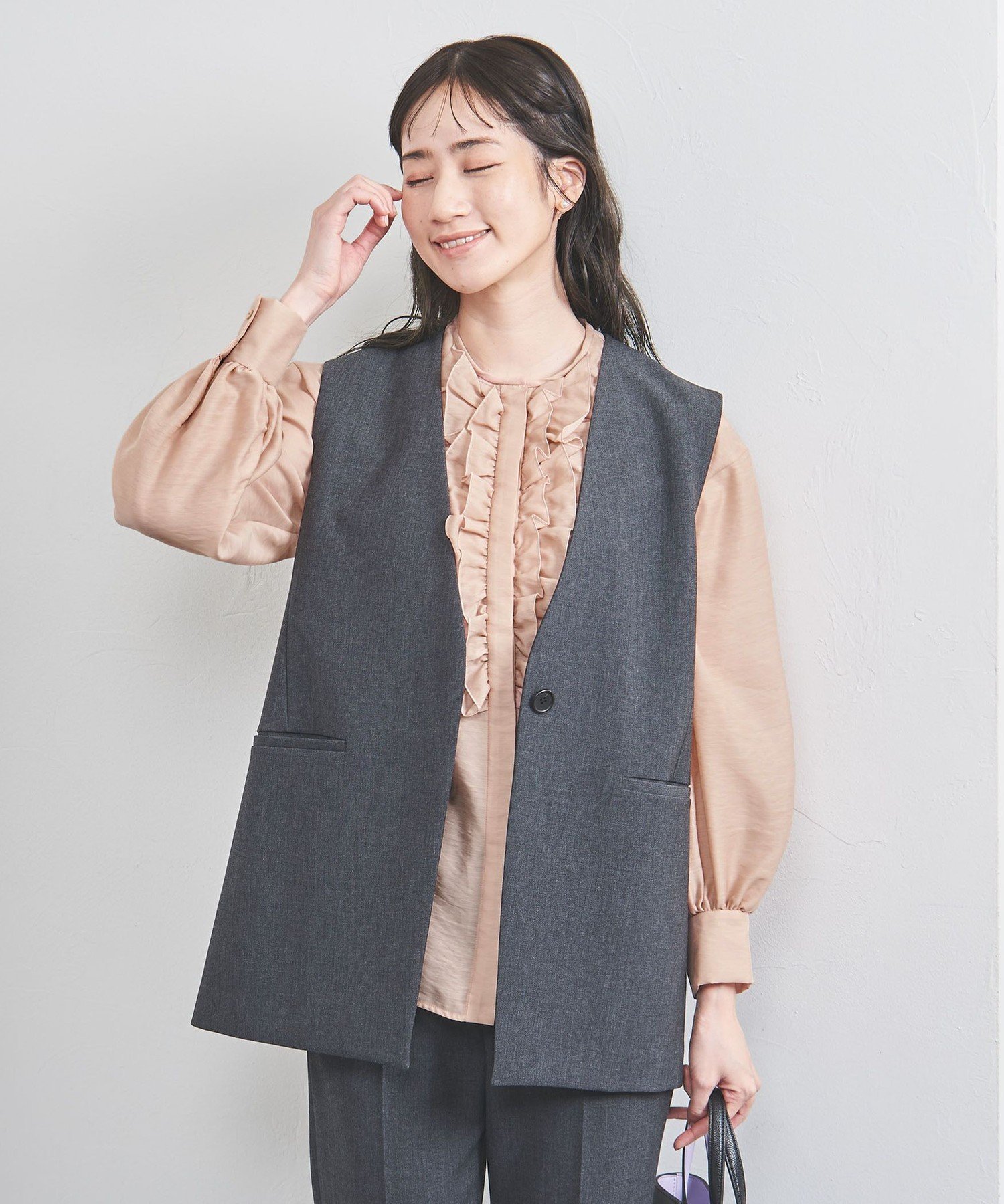 楽天市場】フリル ブラウス（ブランドユナイテッドアローズ）の通販