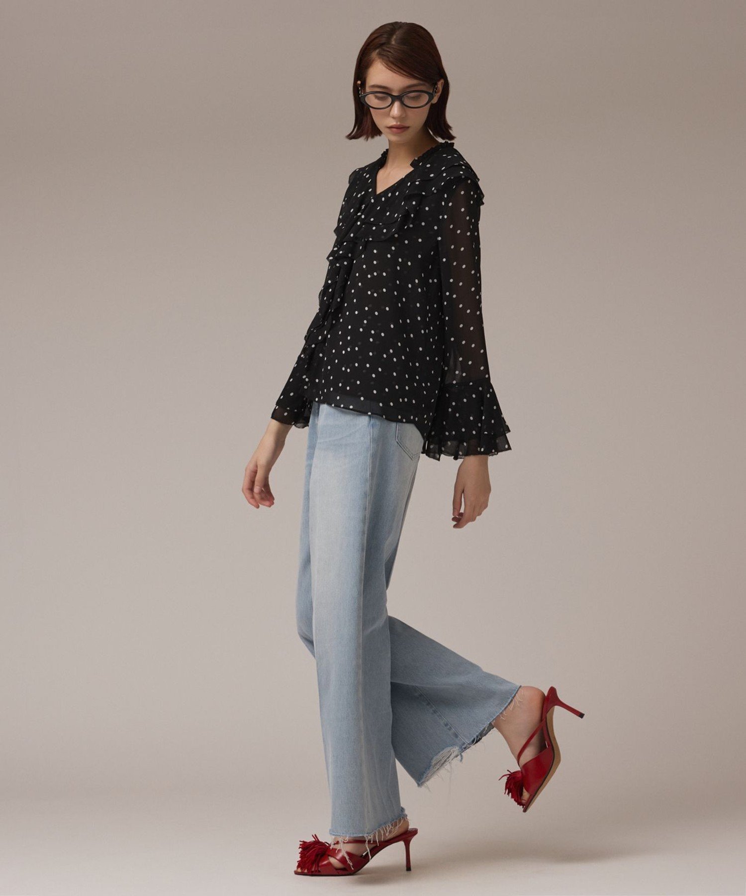 楽天市場】ドット ブラウス（ブランドグレースコンチネンタル）の通販