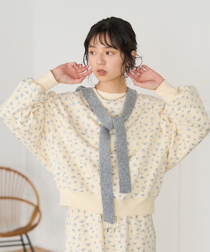 楽天市場】花柄（袖の長さ長袖）（スウェット・トレーナー｜トップス