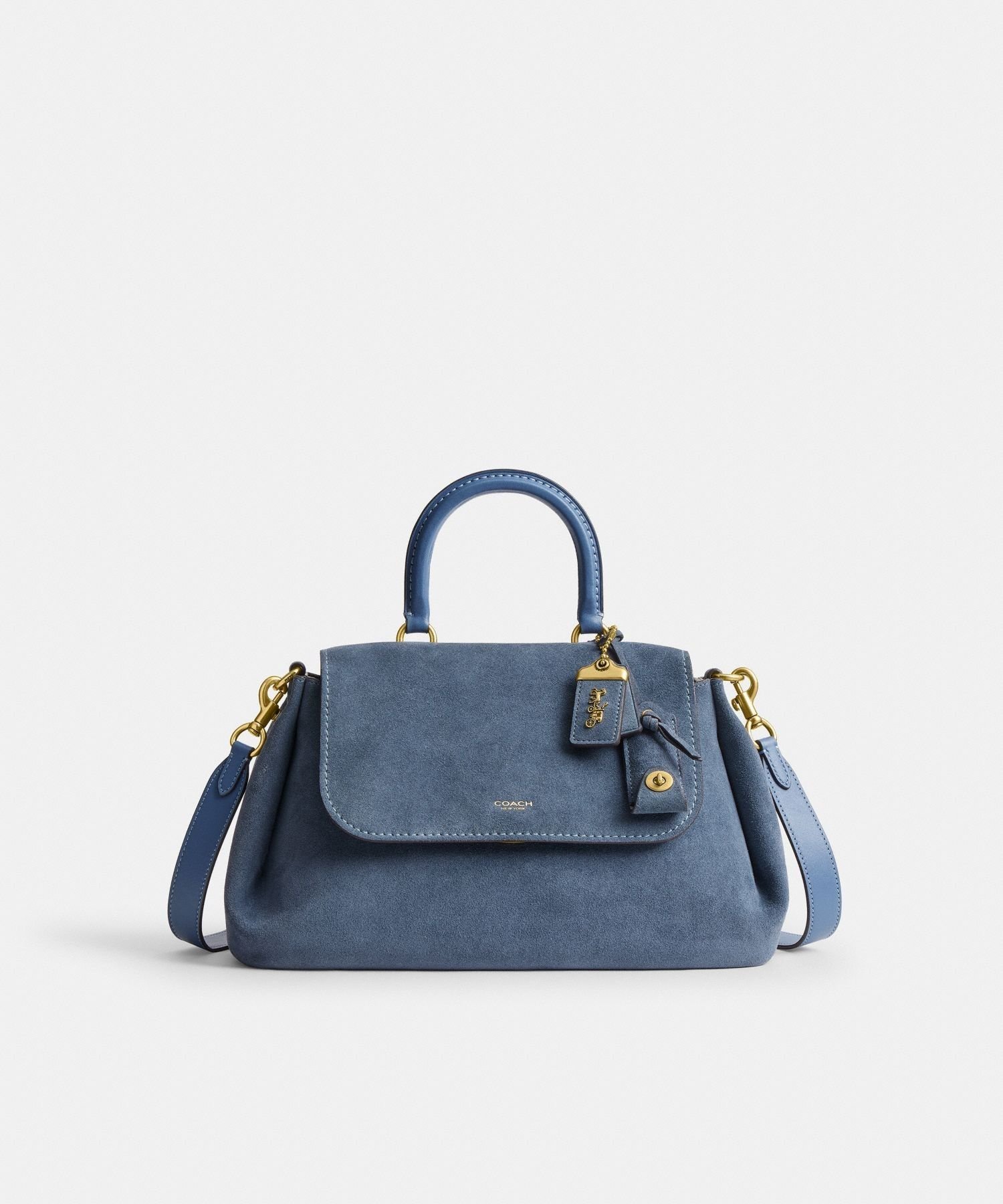 楽天市場】スエード ブルー（ブランドコーチ）（バッグ・小物