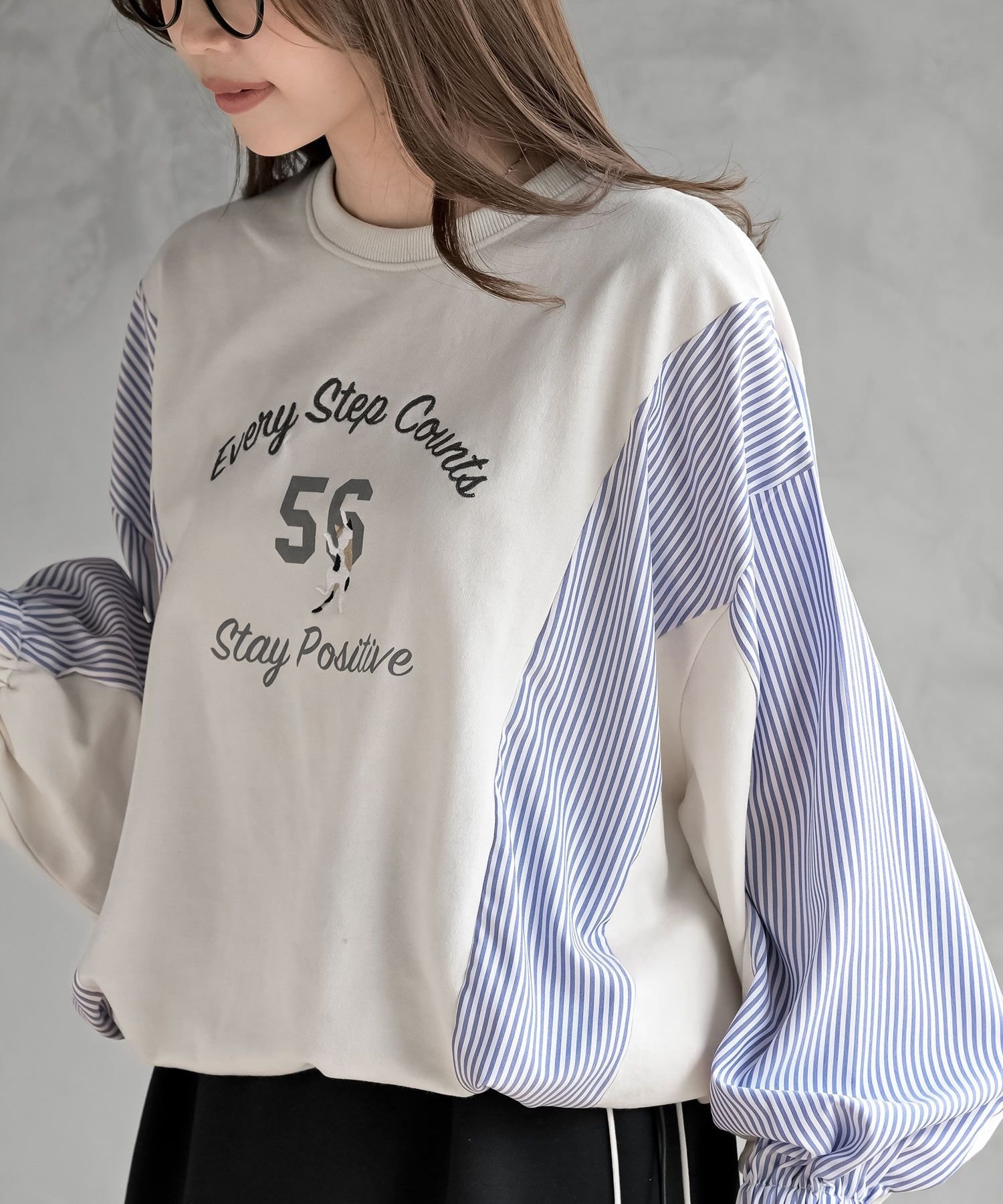 楽天市場】ストライプ（スウェット・トレーナー｜トップス