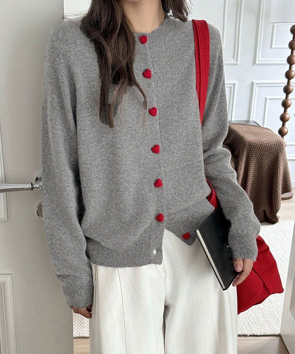 楽天市場】グレー カーディガン（ニット・セーター｜トップス