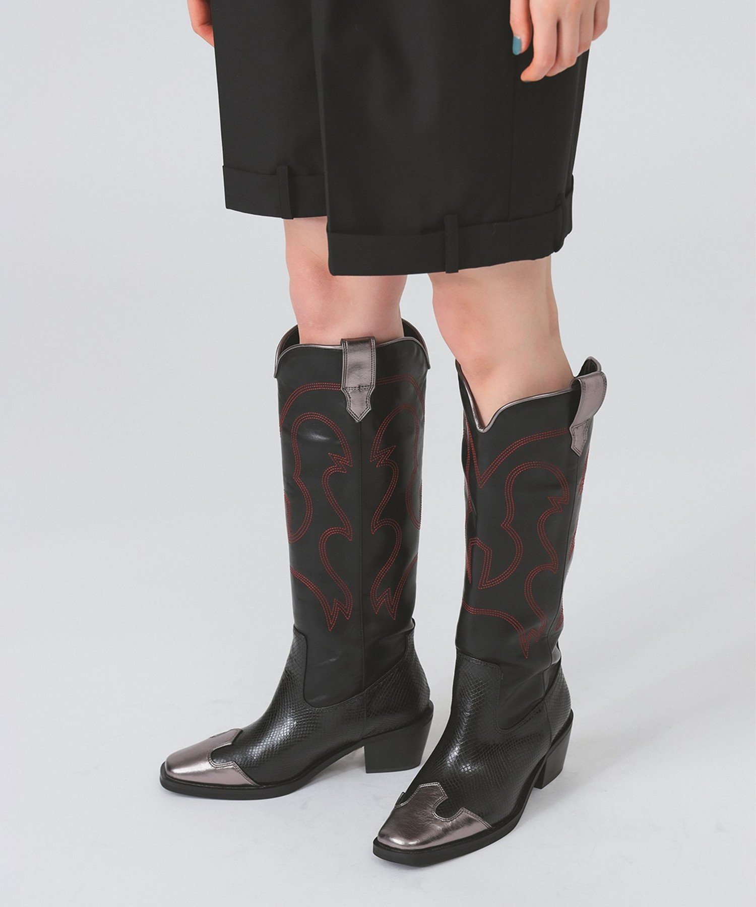 楽天市場】アダムスブーツ ウエスタンブーツの通販