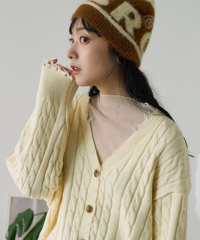 楽天市場】ケーブル ニット（ブランドフリークスストア）（トップス