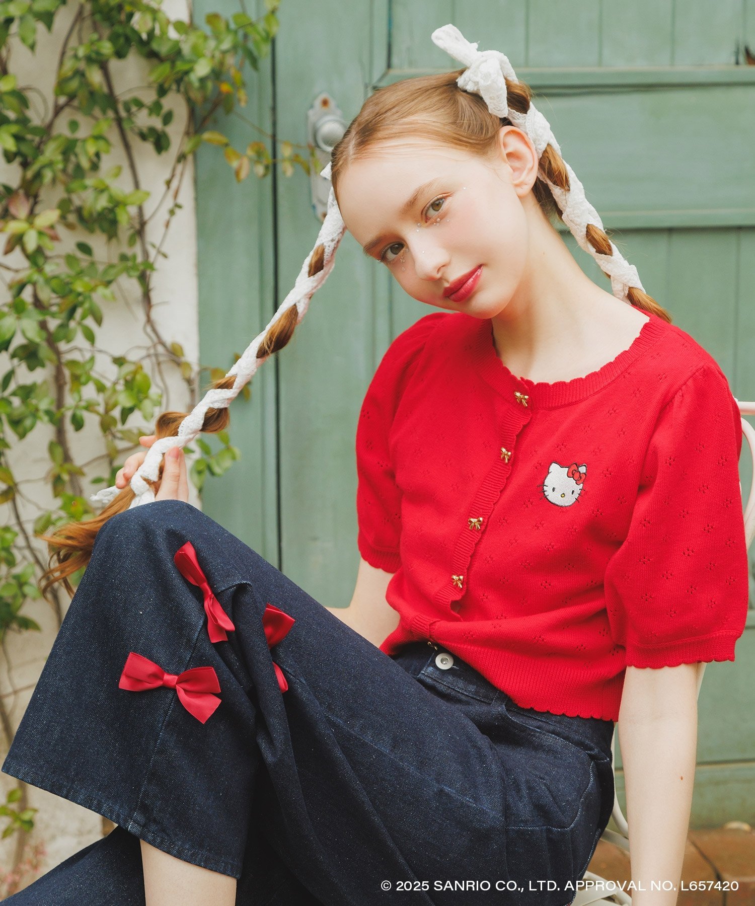 楽天市場】ニーナミュウ キティ（カーディガン・ボレロ｜トップス