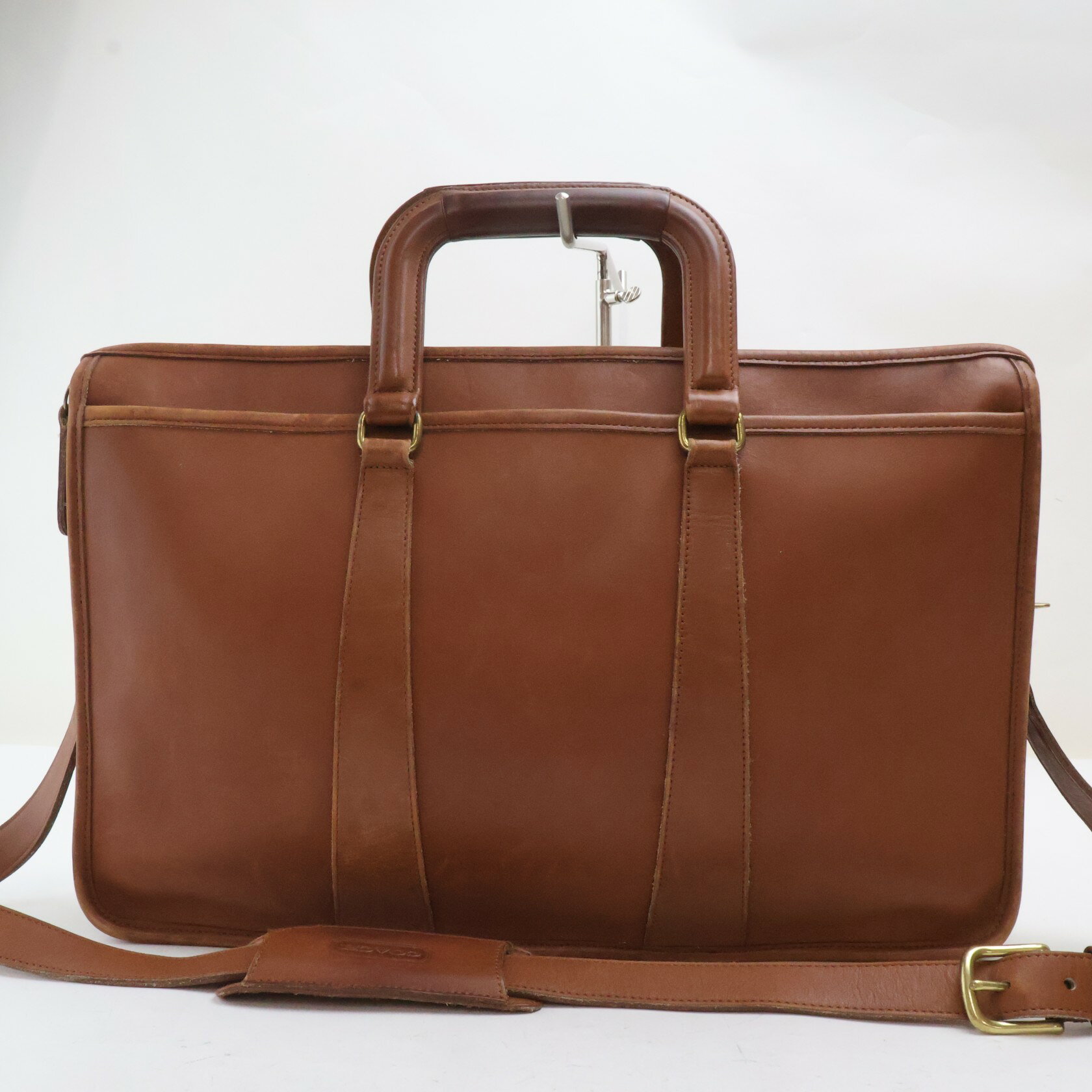 COACH ✨️ オールレザー ビジネスバッグ 2way 3層 ブラウン コーチ 革