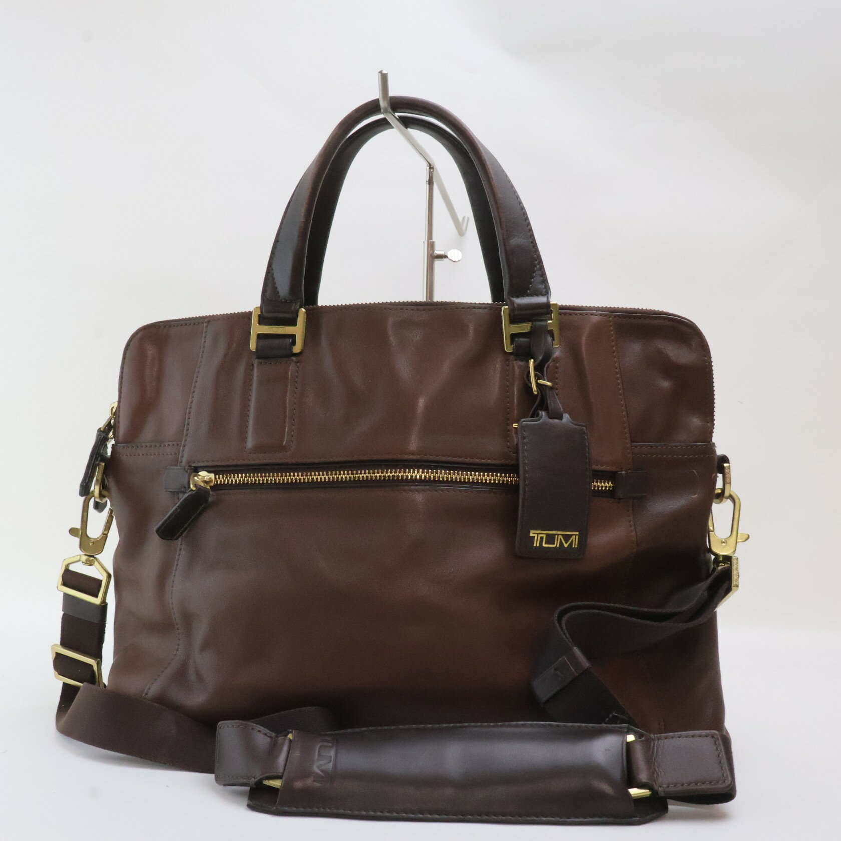 楽天市場】tumi ビジネスバッグ レザー（カラーブラウン）（メンズ