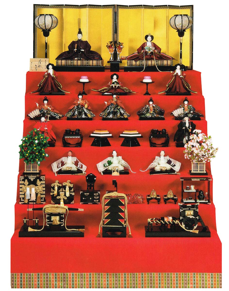 楽天市場】ひな人形 平安桂甫 七段の通販