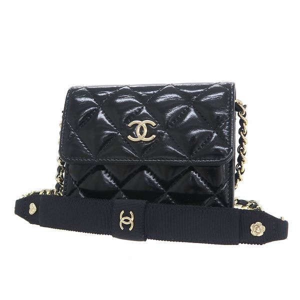 楽天市場】シャネル サテン マトラッセ チェーンショルダーバッグの通販