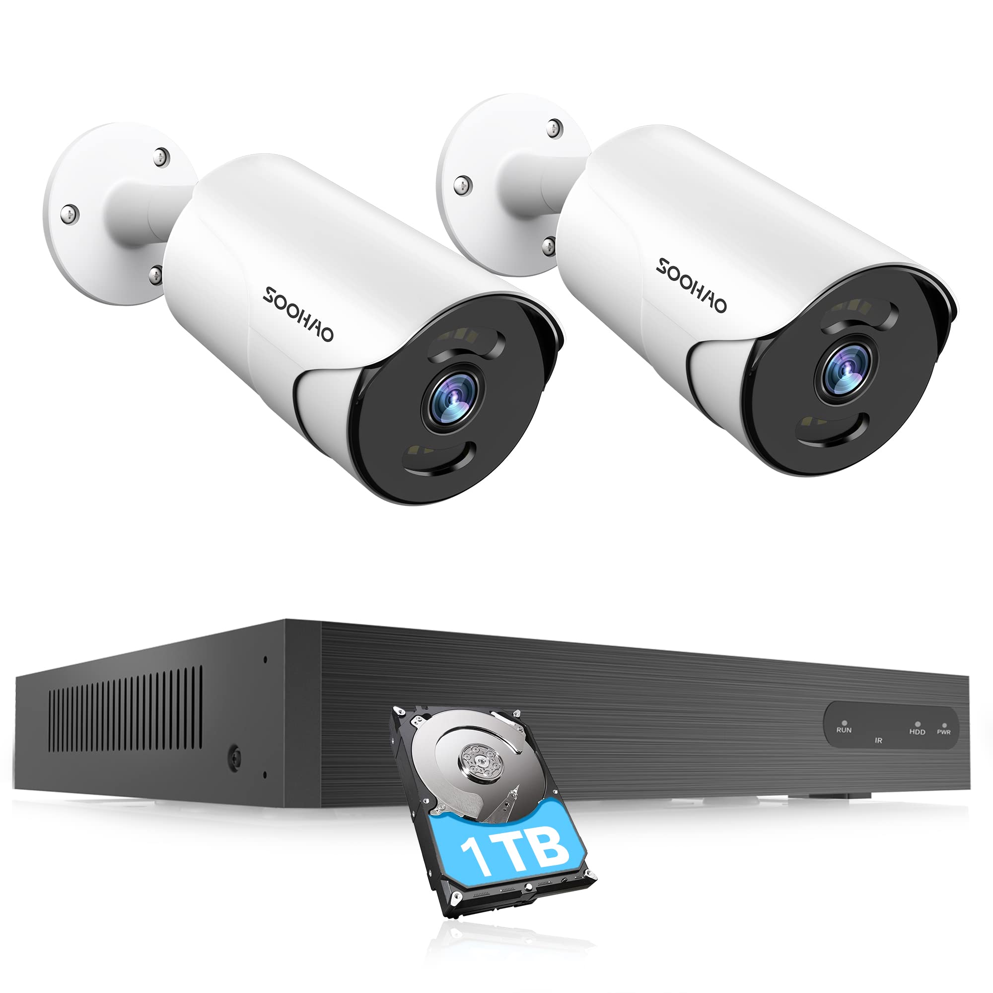 楽天市場】防犯カメラ 2台セット soohao（ホビー）の通販