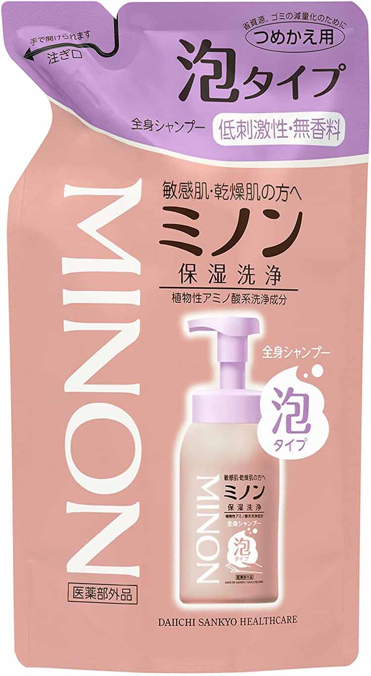 楽天市場】MINON ミノン全身シャンプー 泡タイプの通販