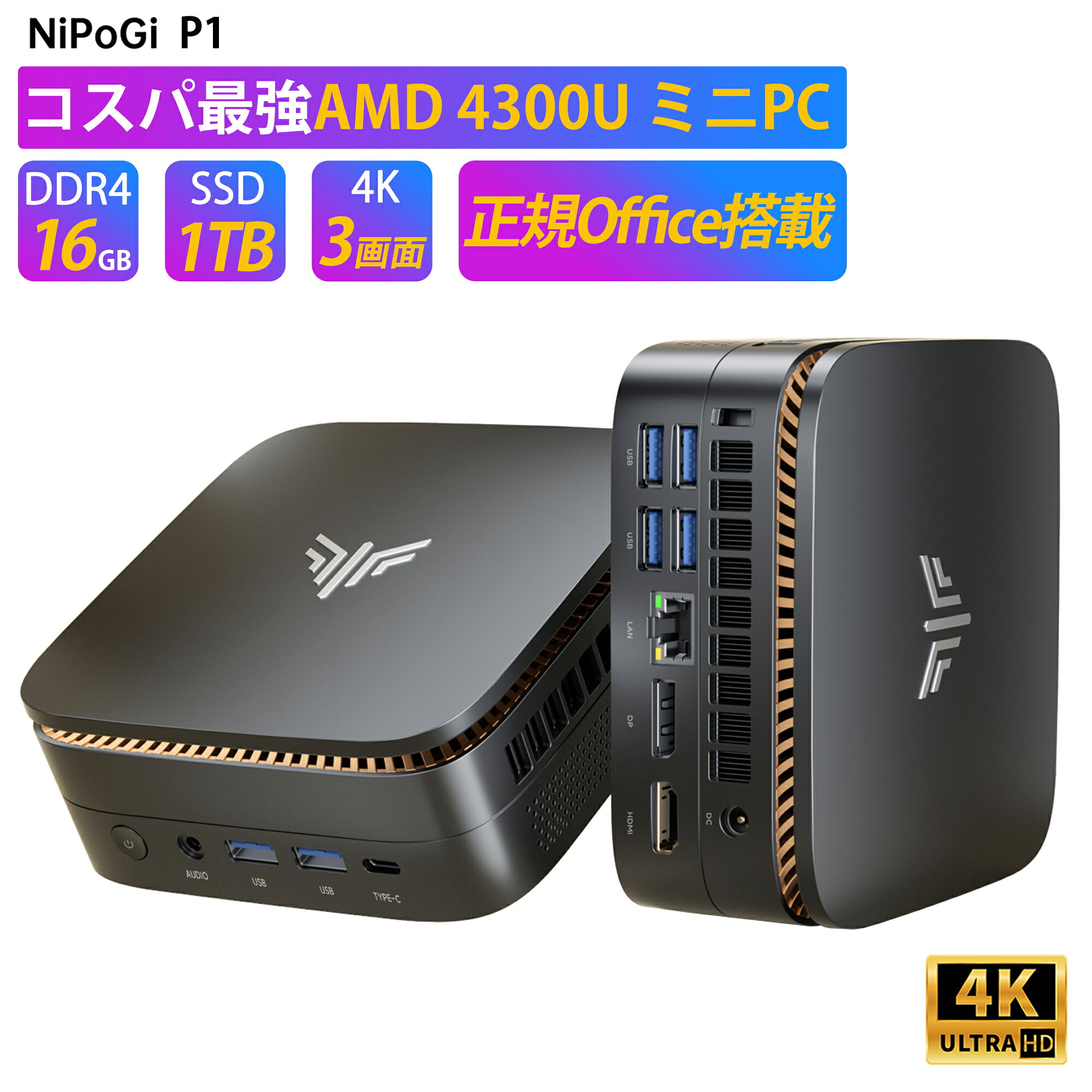 楽天市場】NiPoGi N100 Mini PC AK2PLUSの通販