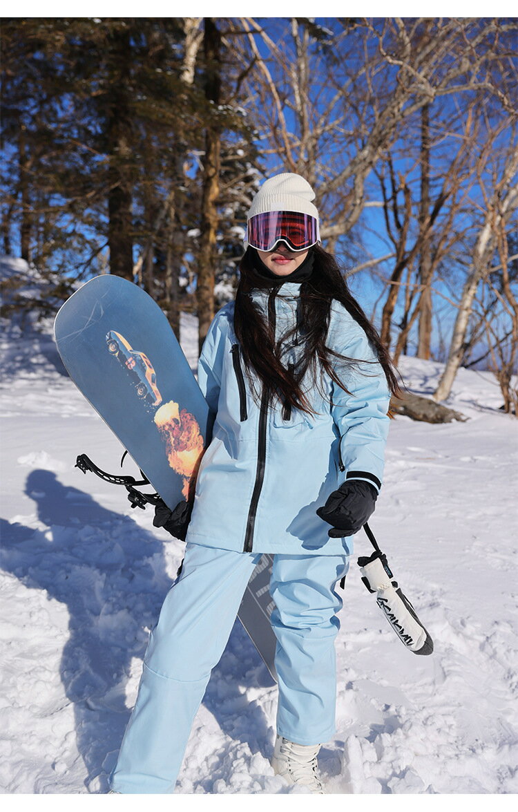 楽天市場】ブルー（上下セット・つなぎ｜レディースウェア）：スキー用