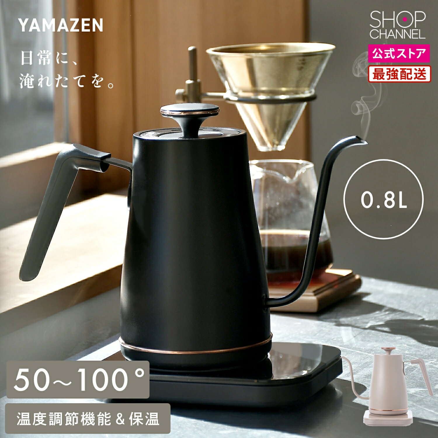 楽天市場】温度 計 付き 電気ケトルの通販