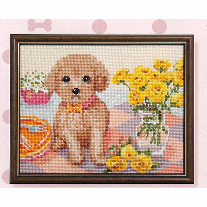 楽天市場】クロスステッチ キット トイプードルの通販