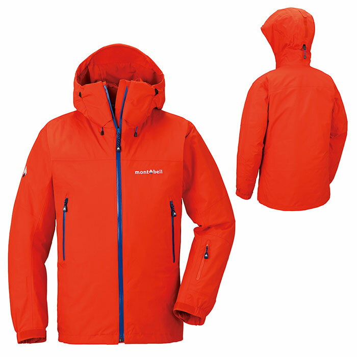 モンベル 140サイズ スノーウェア 赤 人気カラー スキーウェア キッズ