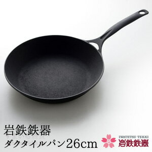 岩鉄鉄器ダクタイルパン26cm 送料無料 鉄フライパン 日本製 ギフト