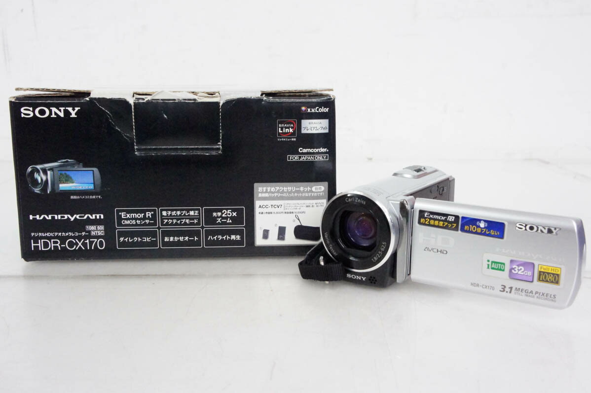 楽天市場】sony handycam hdr－cx170 バッテリーの通販