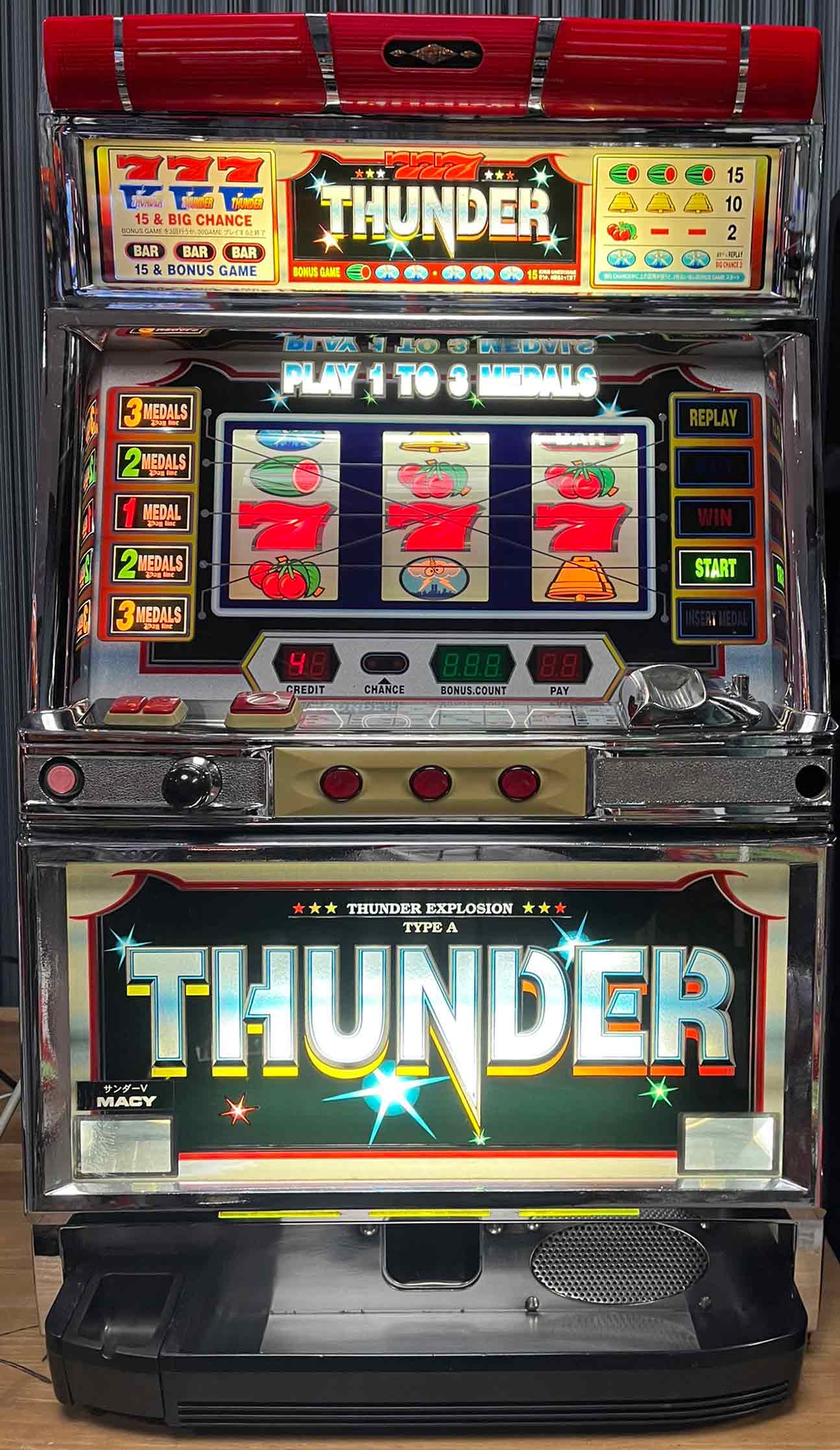 楽天市場】パチスロ機 サンダーvの通販