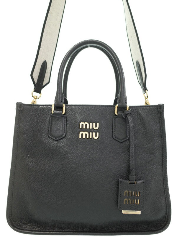 MIUMIU】ミュウミュウ『ヴィッテロダイノ ソフトレザー 2WAY