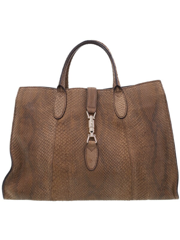 GUCCI】グッチ『ニュージャッキー パイソン トートバッグ』362970