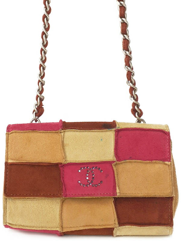 CHANEL】シャネル『パッチワーク ミニ チェーンショルダーバッグ