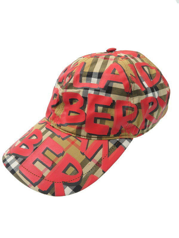 BURBERRY】【グラフィティ】【イタリア製】バーバリー『キャップ sizeM